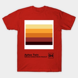 Selected Ambient Works Vol II / Minimal Style Graphic Artwork T-Shirt